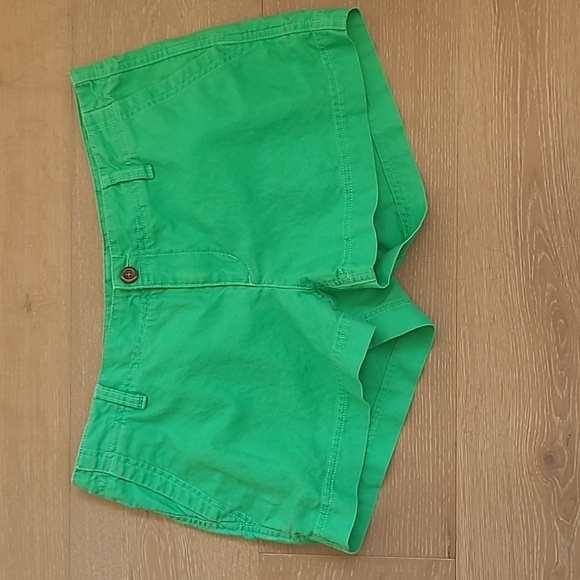 The North Face Pants - EUC The North Face Shorts Women's sz 10 Green Linen/Cotton Blend Shorts